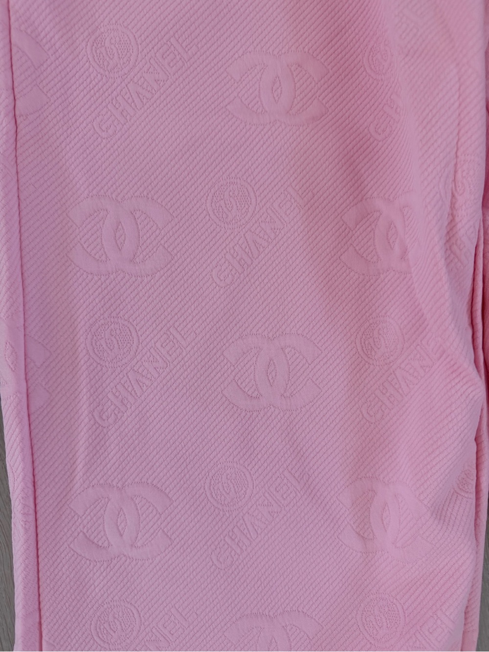 CHANEL Pink Two-Piece Matching Set Tracksuit Lounge Set size Large - Picture 9 of 15
